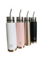 MOAH Buenos Aires Stainless Steel Self - pouring Mate Flask Kit 500ml (Mate Autocebante) - Accesories - Hispanic Pantry