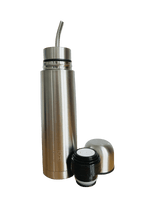 MOAH Buenos Aires Stainless Steel Self - pouring Mate Flask Kit 500ml (Mate Autocebante) - Accesories - Hispanic Pantry