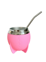 MOAH Crossed Mate Gourd and Straw Set (Mate and bombilla) - Accesories - Hispanic Pantry