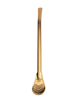Bombilla 18cm - Coloured Mate Drinking Straw Mates Hispanic Pantry Bronze
