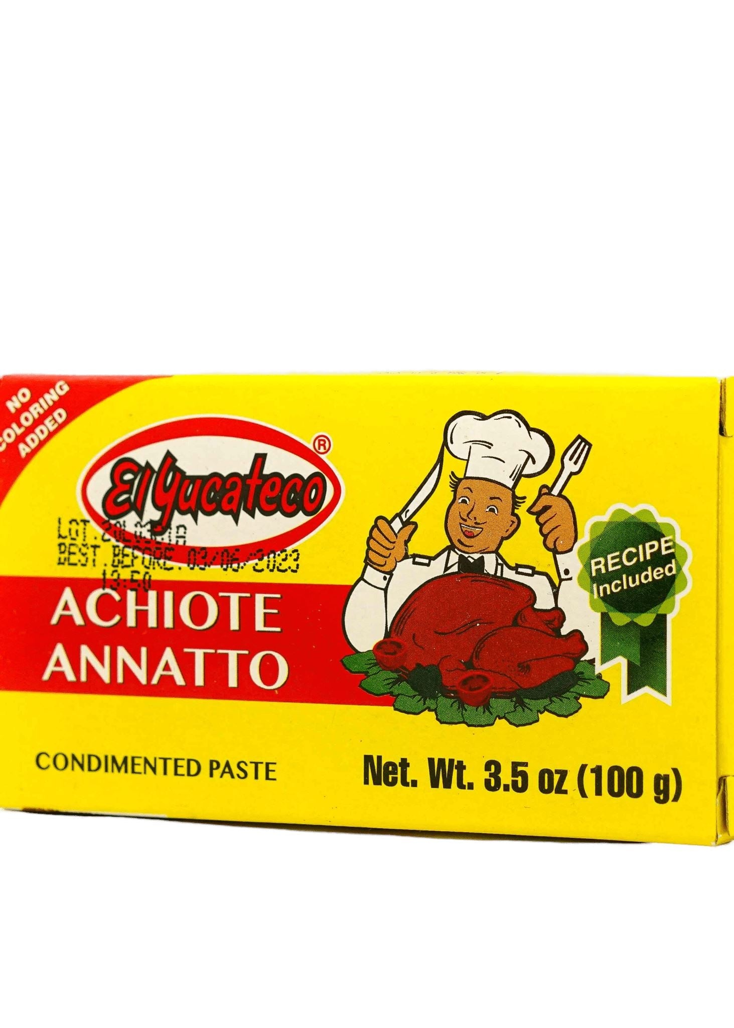 El Yucateco Annatto Paste (Achiote) 100g Seasoning El Yucateco 