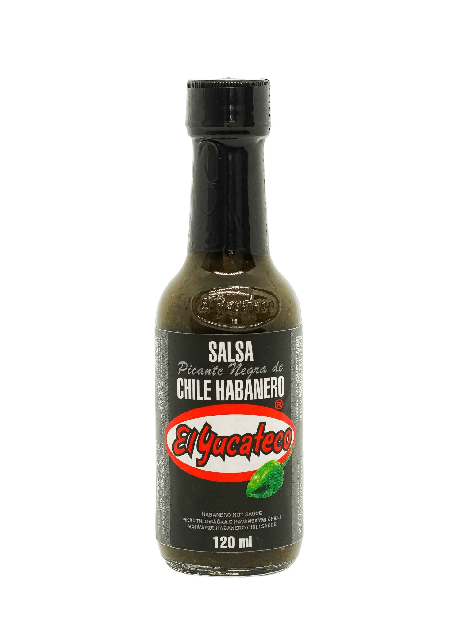 El Yucateco Habanero Black Hot Sauce 120ml Sauces El Yucateco 