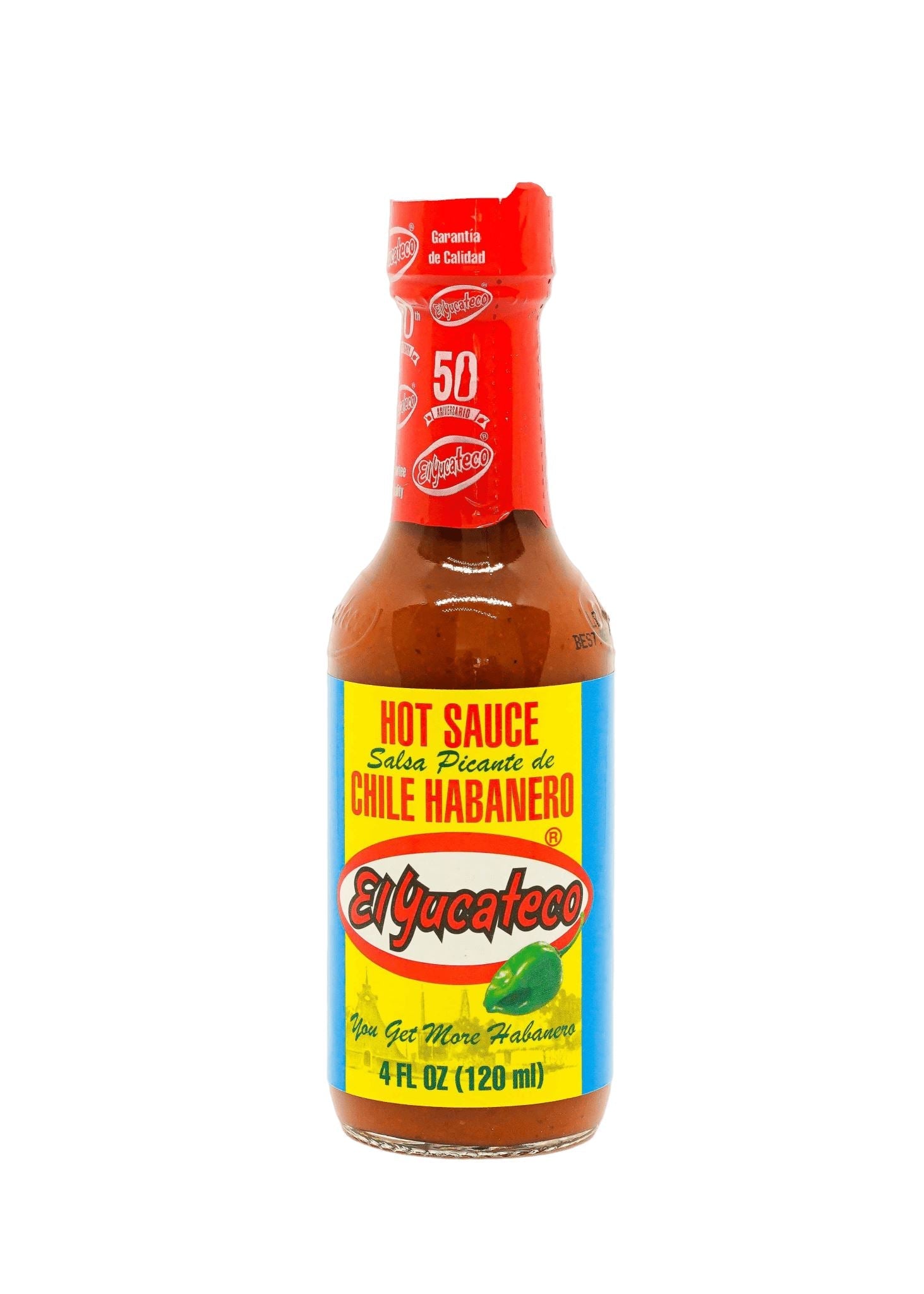 El Yucateco Habanero Red Hot Sauce 120ml Sauces El Yucateco 