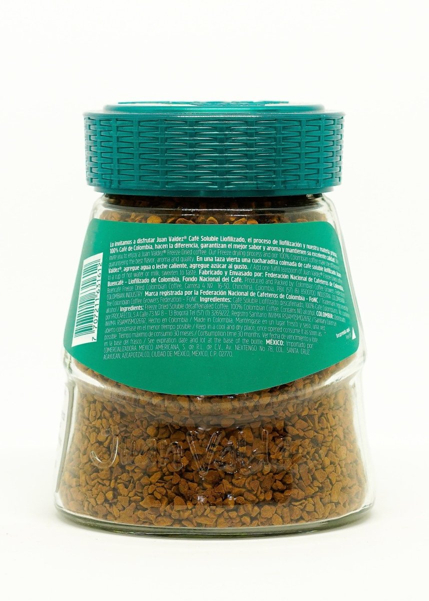 Juan Valdez FreezeDried Instant Decaf Coffee 95g Hispanic Pantry
