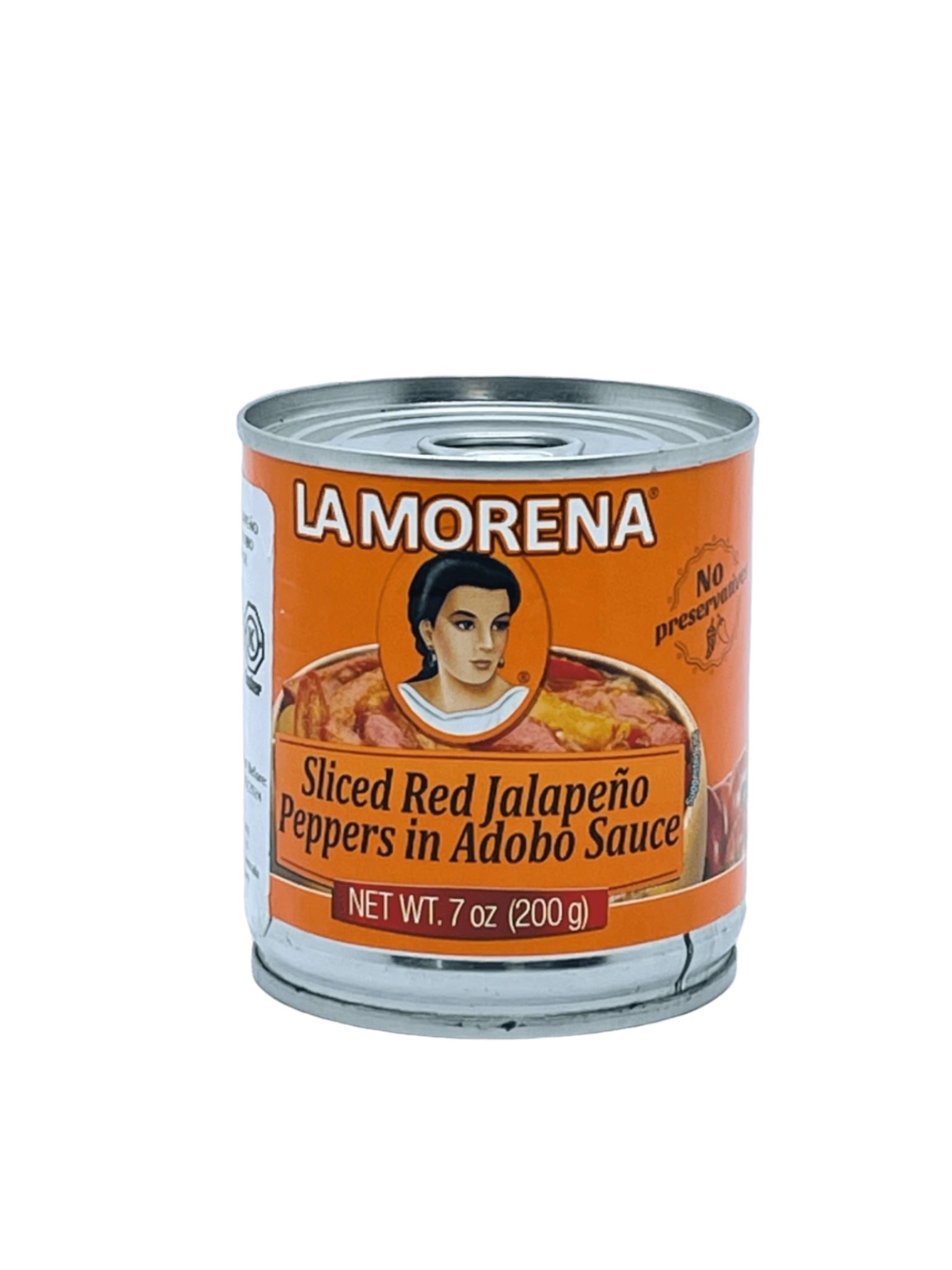 La Morena Sliced Red Jalapeno Peppers in Adobo Sauce 200g Chillies La Morena 