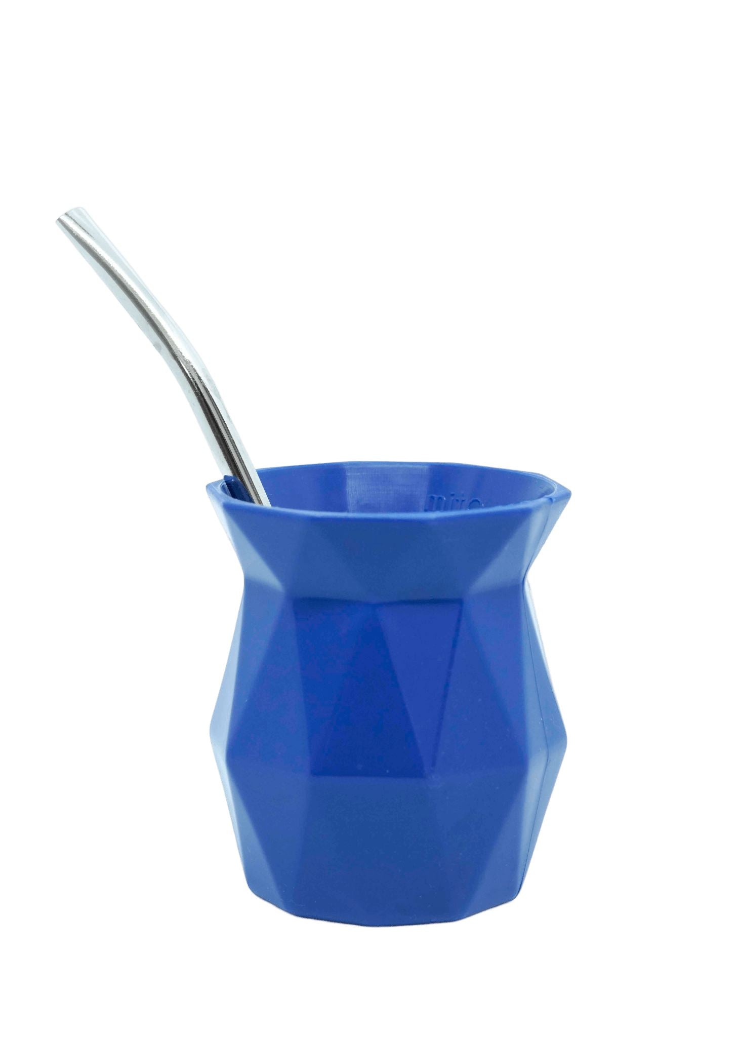 Mito Mate Gourd with Self-extracting Straw - Blue (Mate and Bombilla) Mates Hispanic Pantry 