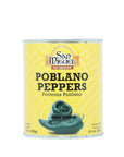 San Miguel Whole Poblano Peppers 780g Chillies San Miguel 