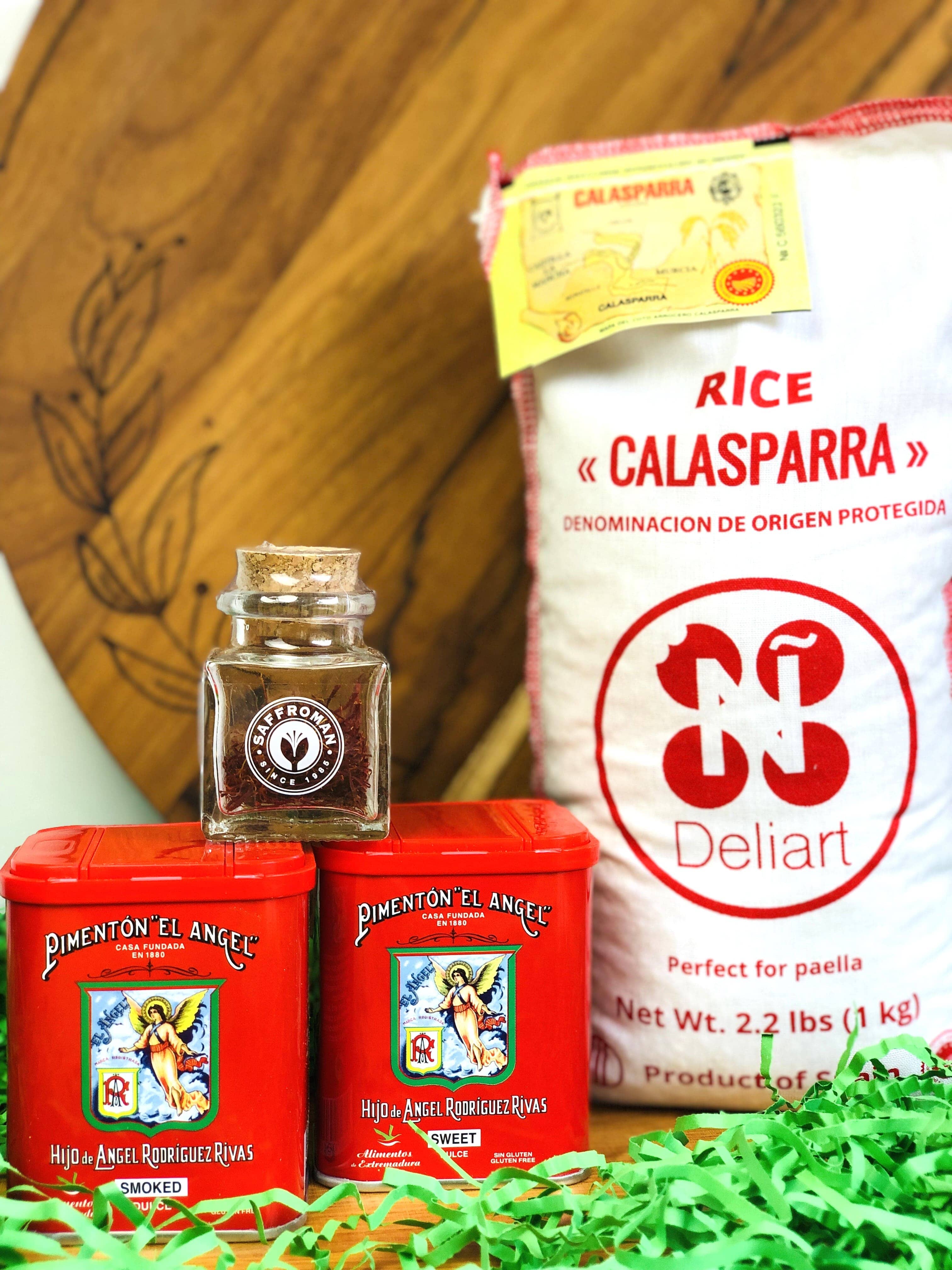 Spanish Paella Hamper - Calasparra Rice, Saffron & Paprika Hampers Hispanic Pantry 