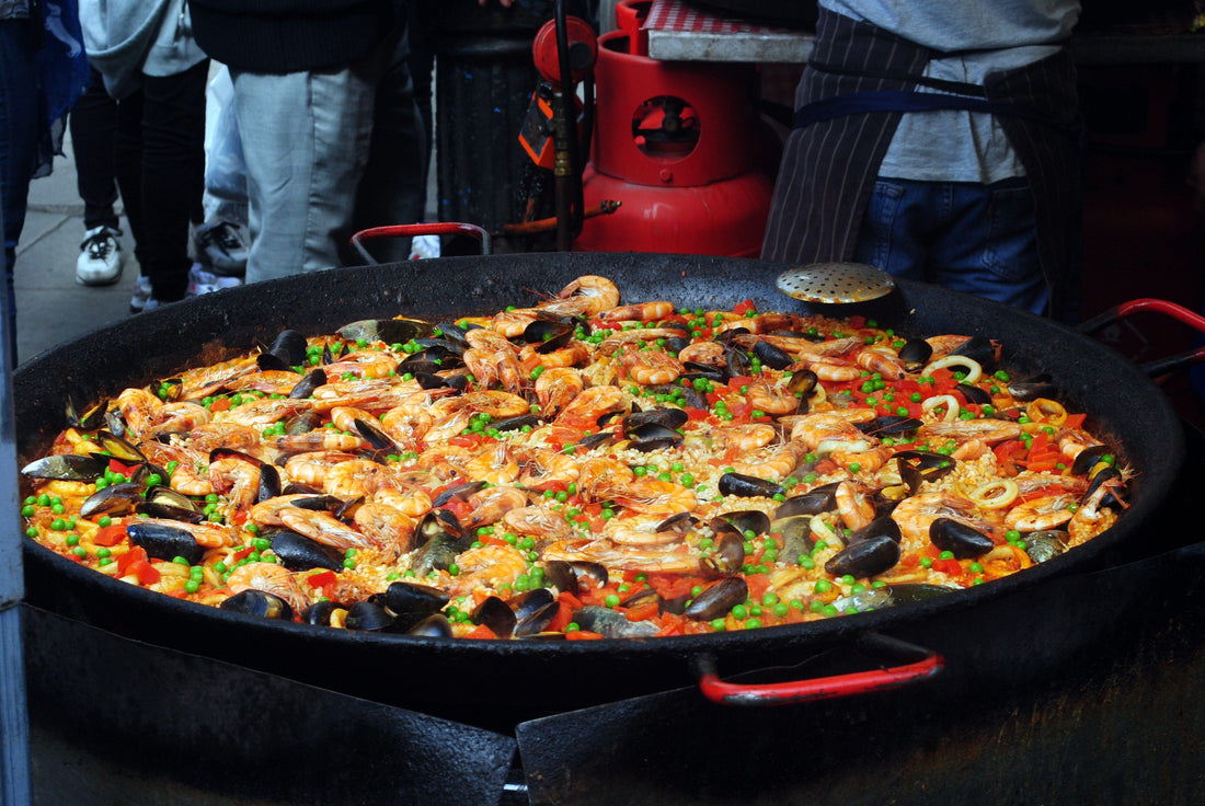 Chicken, Chorizo + Seafood Paella