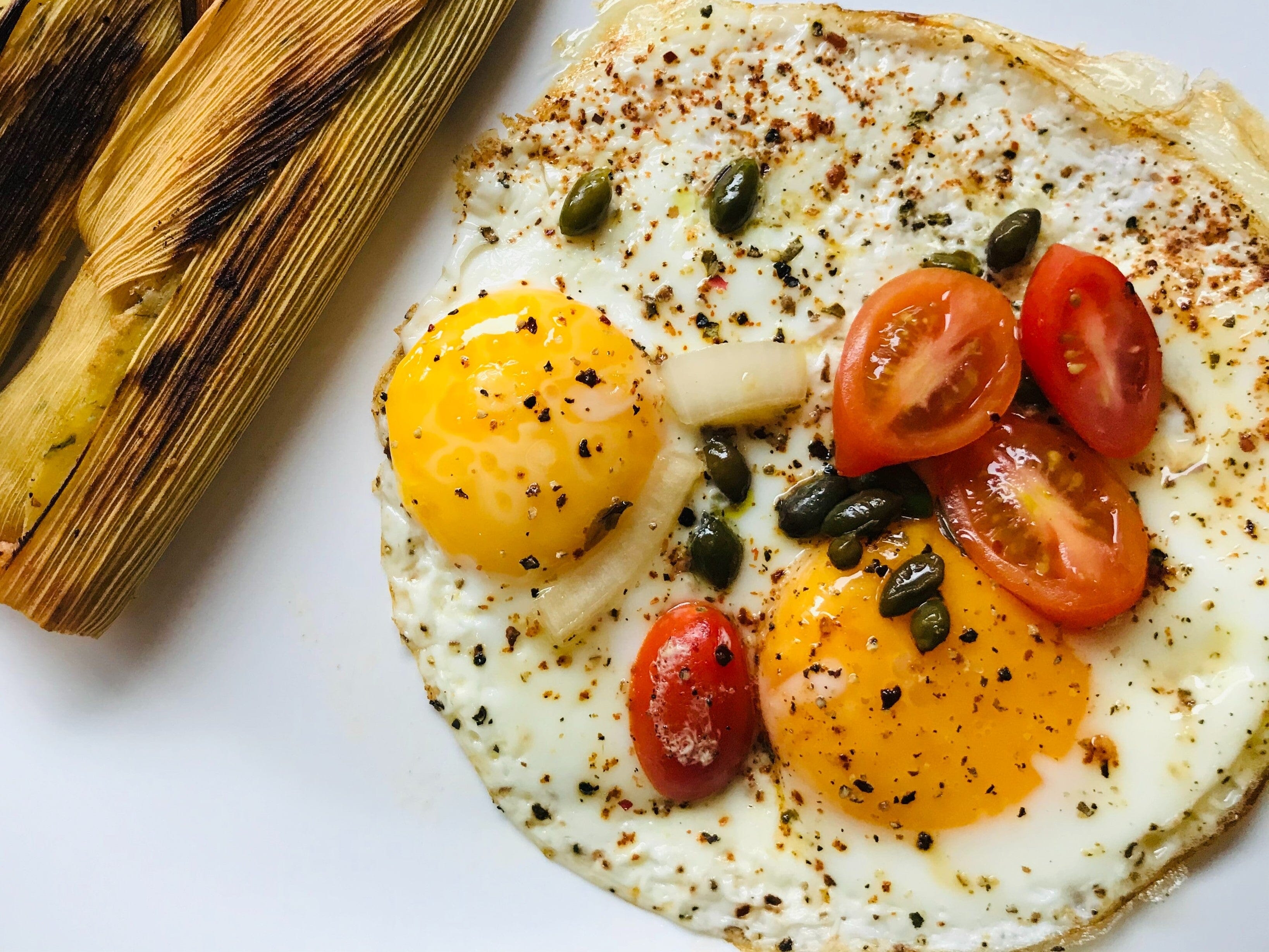 Huevos Rancheros + Tomatillo Sauce