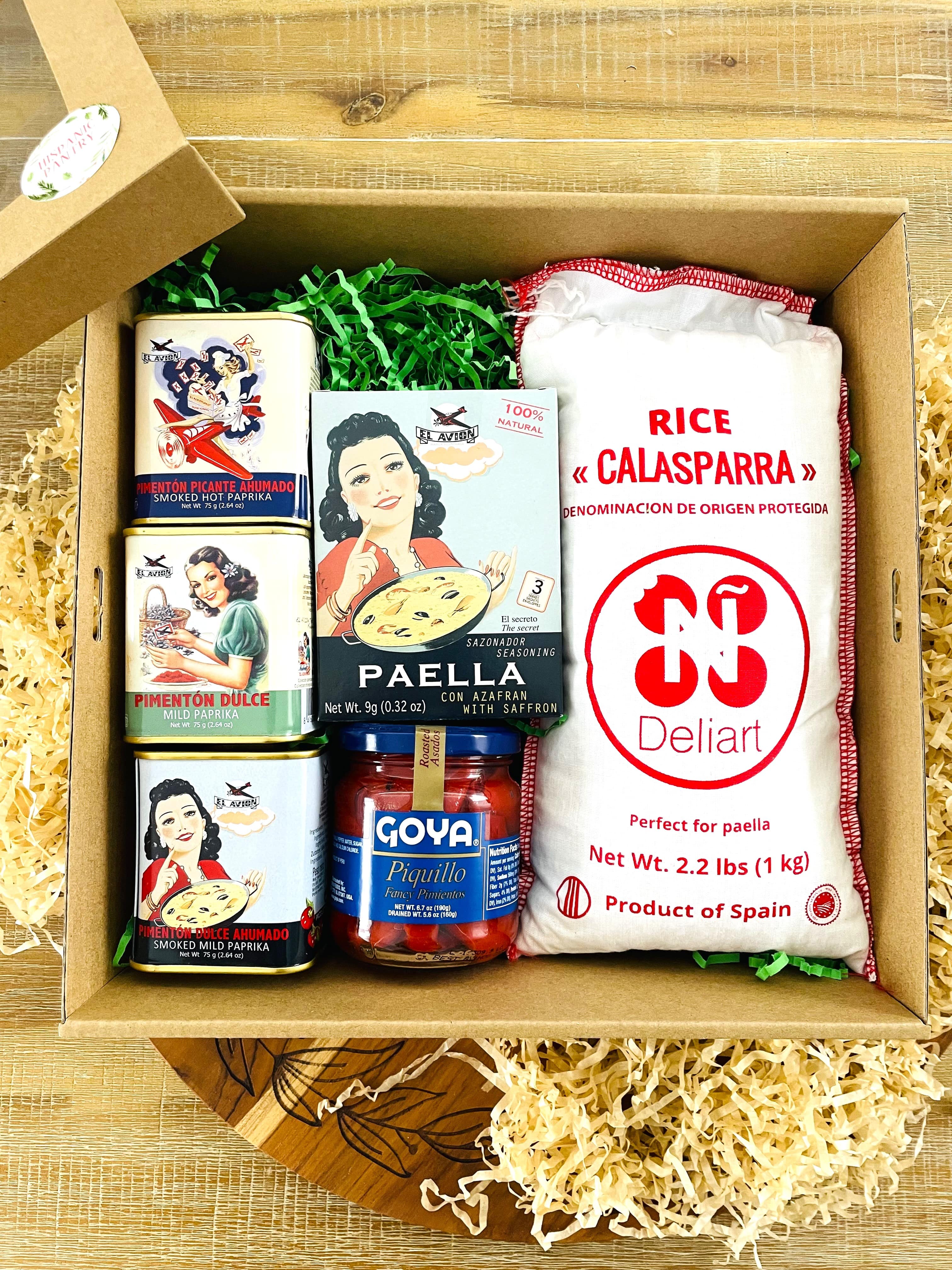 Spanish Paella Hamper - Calasparra Rice &amp; Peppers Christmas Edition