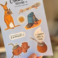 "Carry-on Home" Argentinian Sticker Sheet – Original Illustrations by Valeria Gottau