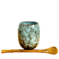 MOAH Ceramic Mate Gourd and Straw Set (Mate and bombilla)