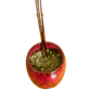 MOAH Ceramic Mate Gourd and Straw Set (Mate and bombilla)