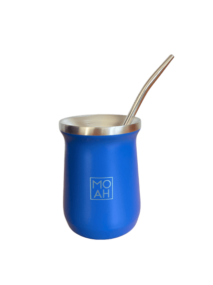 MOAH Base Mate Gourd, Straw and Cleaning Brush Set (Mate and bombilla) - Accesories - Hispanic Pantry