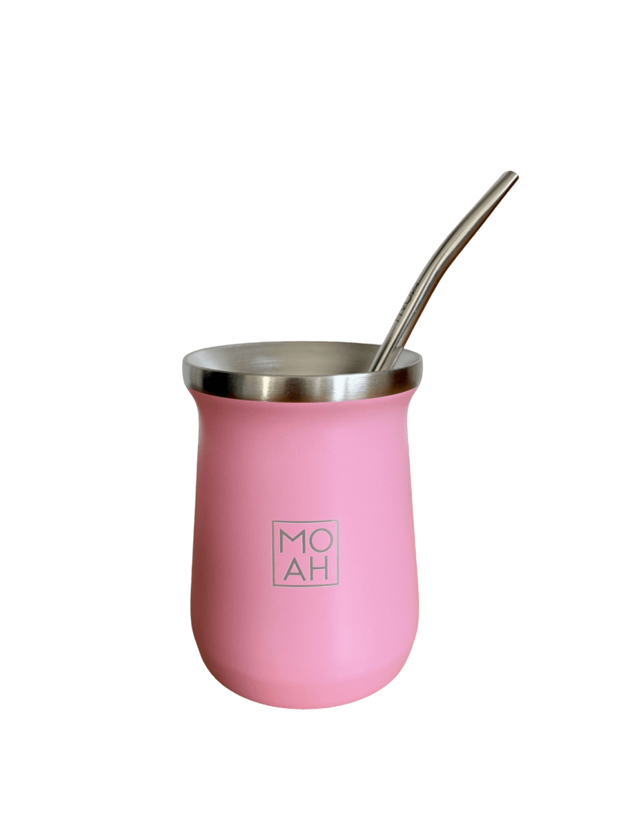 MOAH Base Mate Gourd, Straw and Cleaning Brush Set (Mate and bombilla) - Accesories - Hispanic Pantry