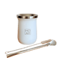 MOAH Base Mate Gourd, Straw and Cleaning Brush Set (Mate and bombilla) - Accesories - Hispanic Pantry