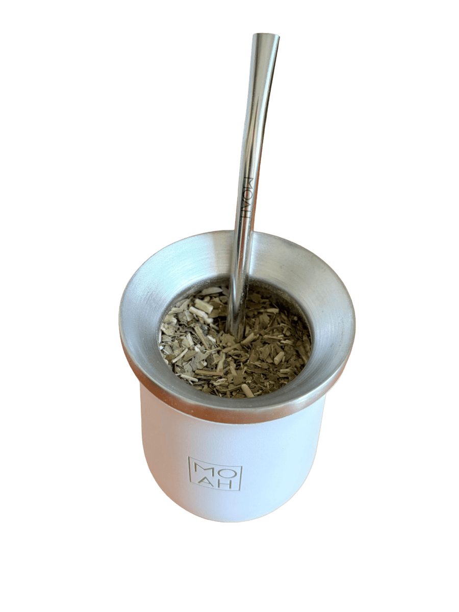MOAH Base Mate Gourd, Straw and Cleaning Brush Set (Mate and bombilla) - Accesories - Hispanic Pantry