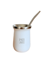 MOAH Base Mate Gourd, Straw and Cleaning Brush Set (Mate and bombilla) - Accesories - Hispanic Pantry