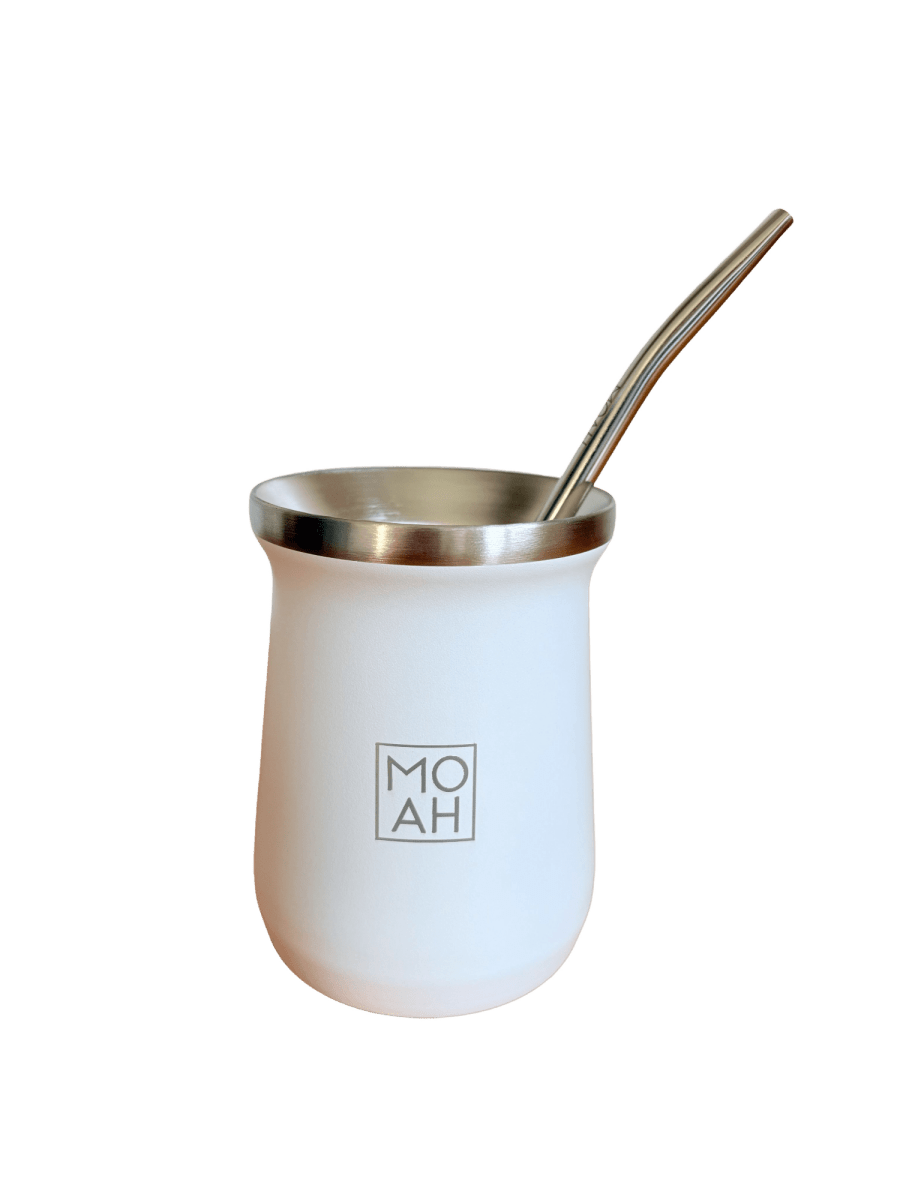 MOAH Base Mate Gourd, Straw and Cleaning Brush Set (Mate and bombilla) - Accesories - Hispanic Pantry