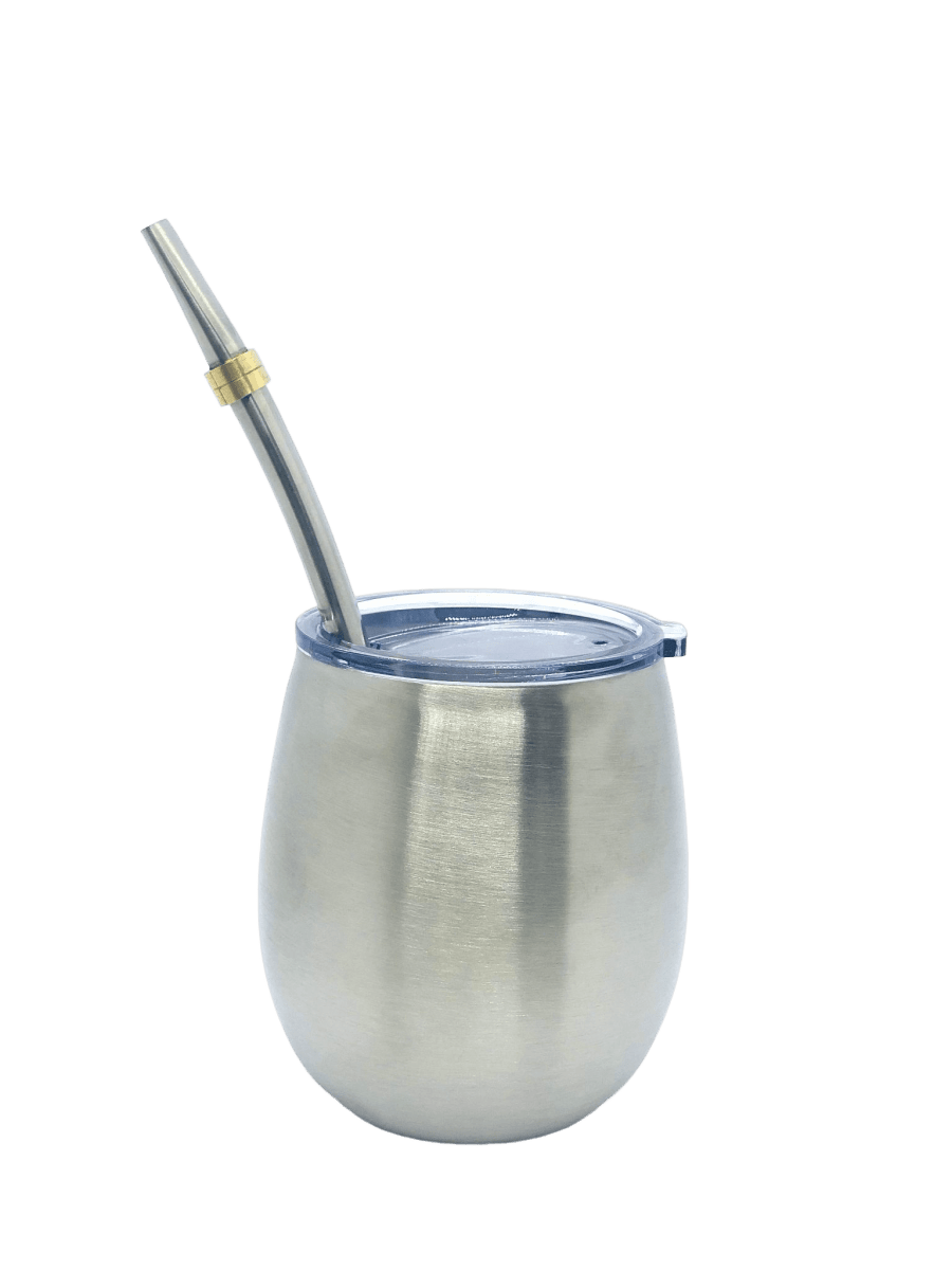 MOAH Flat Bombilla and Cleaning Brush - Mate Drinking Straw - Accesories - Hispanic Pantry