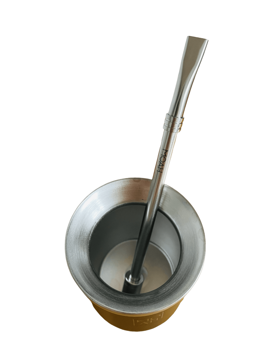 MOAH Uruguay Bombilla and Cleaning Brush - Mate Drinking Straw - Mates - Hispanic Pantry