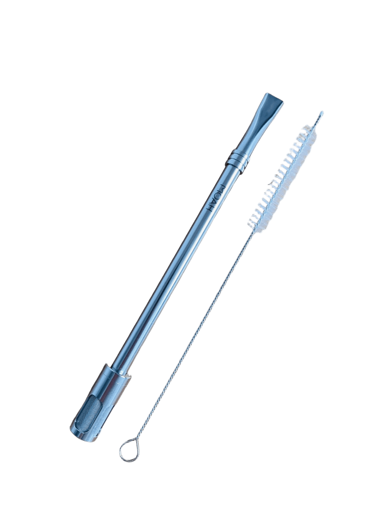 MOAH Uruguay Bombilla and Cleaning Brush - Mate Drinking Straw - Mates - Hispanic Pantry