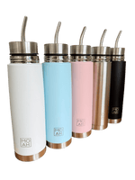 MOAH Buenos Aires Stainless Steel Self - pouring Mate Flask Kit 500ml (Mate Autocebante - Auto Mate) - Accesories - Hispanic Pantry