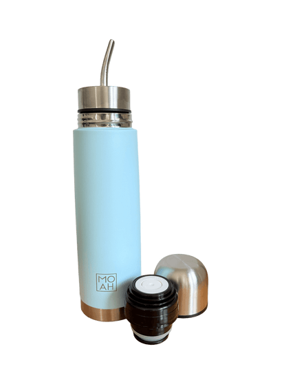 MOAH Buenos Aires Stainless Steel Self - pouring Mate Flask Kit 500ml (Mate Autocebante - Auto Mate) - Accesories - Hispanic Pantry