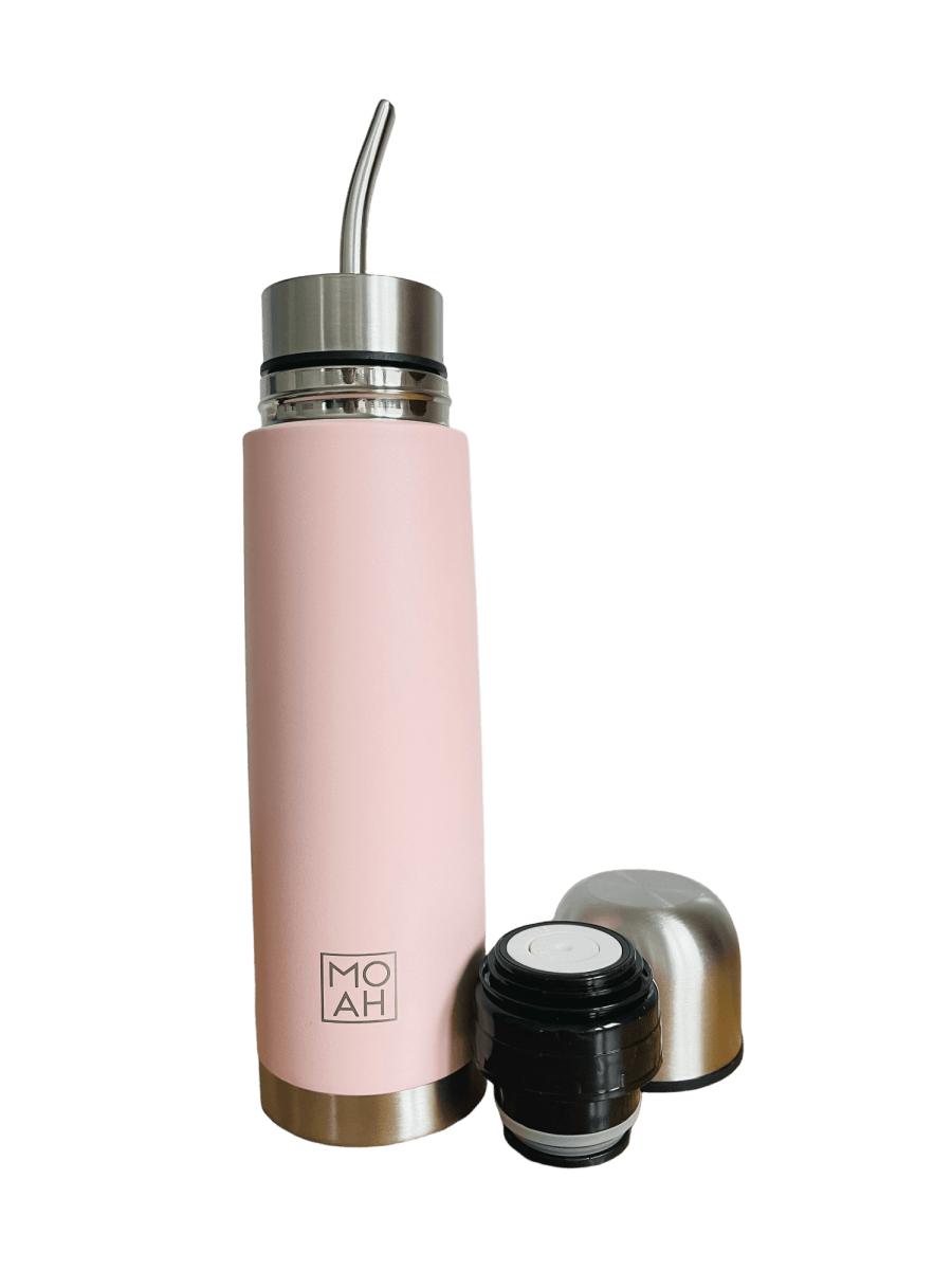 MOAH Buenos Aires Stainless Steel Self - pouring Mate Flask Kit 500ml (Mate Autocebante) - Accesories - Hispanic Pantry
