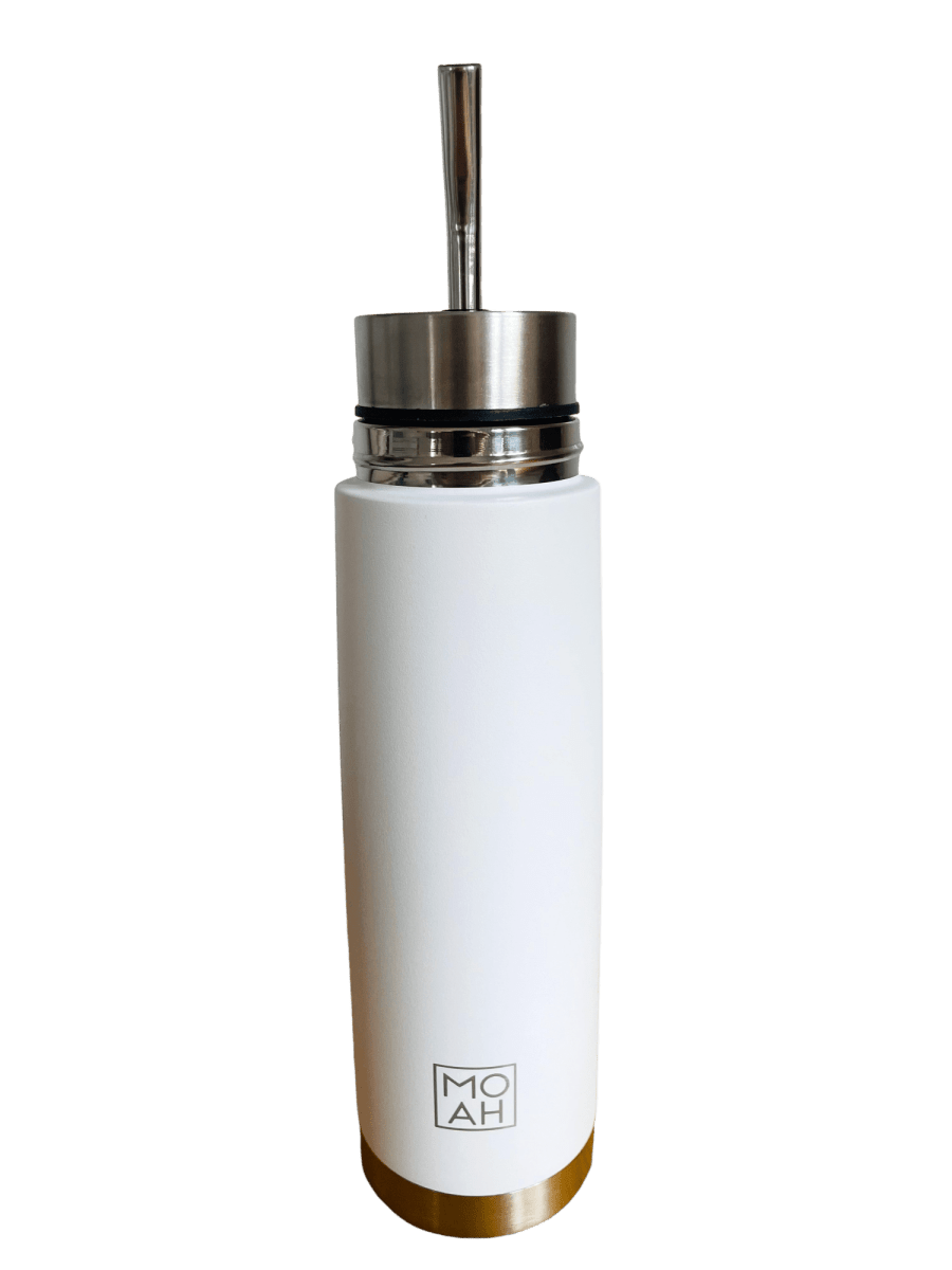 MOAH Buenos Aires Stainless Steel Self - pouring Mate Flask Kit 500ml (Mate Autocebante) - Accesories - Hispanic Pantry