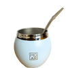 MOAH Calabash Mate Gourd and Straw Set (Mate and bombilla) - Mint