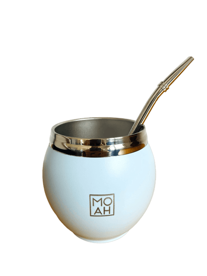 MOAH Calabash Mate Gourd and Straw Set (Mate and bombilla) - Mates - Hispanic Pantry