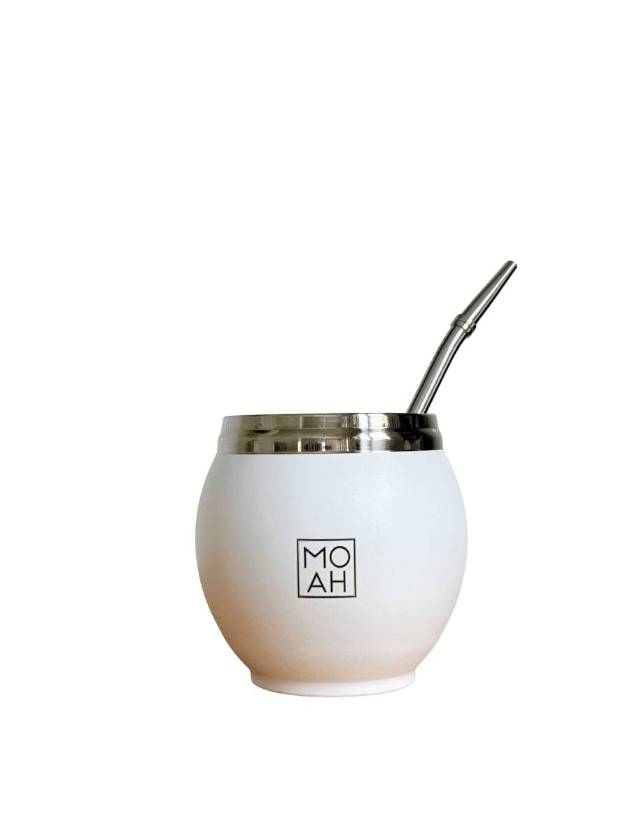 MOAH Calabash Mate Gourd and Straw Set (Mate and bombilla) - Mates - Hispanic Pantry