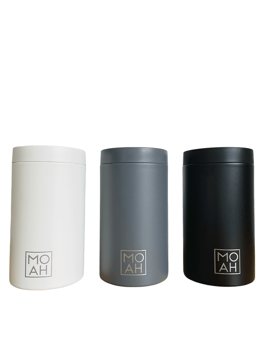 MOAH Yerba Mate Stainless Steel Canister with Pouring Beak (Yerbera) 300g - Accesories - Hispanic Pantry