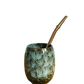 MOAH Ceramic Mate Gourd and Straw Set (Mate and bombilla) - Mates - Hispanic Pantry