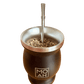 MOAH Concavex Mate Gourd, Straw and Cleaning Brush Set (Mate and bombilla) - Accesories - Hispanic Pantry