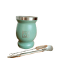MOAH Concavex Mate Gourd, Straw and Cleaning Brush Set (Mate and bombilla) - Accesories - Hispanic Pantry