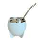 MOAH Crossed Mate Gourd and Straw Set (Mate and bombilla) - Accesories - Hispanic Pantry