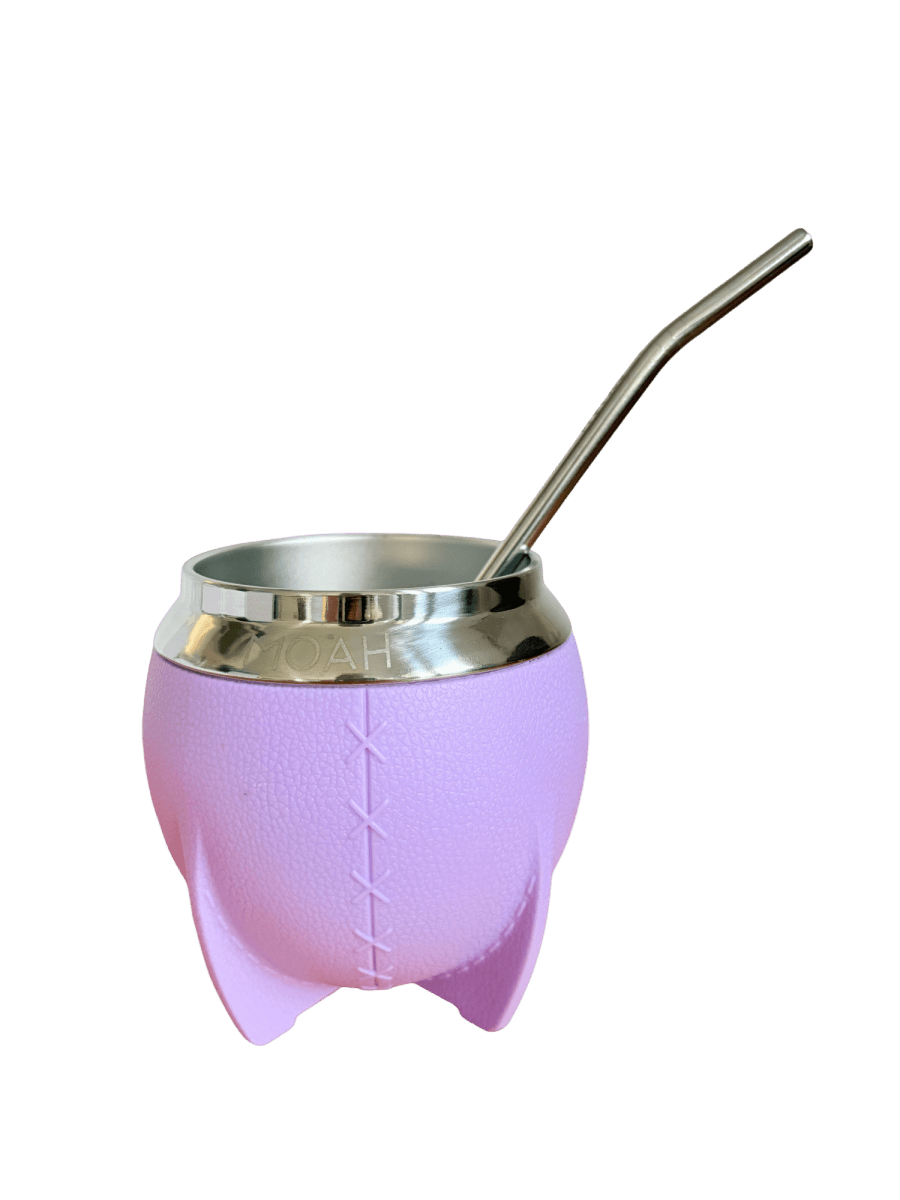 MOAH Crossed Mate Gourd and Straw Set (Mate and bombilla) - Accesories - Hispanic Pantry