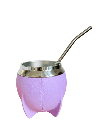 MOAH Crossed Mate Gourd and Straw Set (Mate and bombilla) - Accesories - Hispanic Pantry