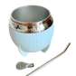 MOAH Crossed Mate Gourd and Straw Set (Mate and bombilla) - Accesories - Hispanic Pantry