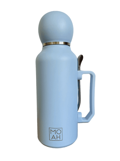 MOAH Formosa Set 1.3L - Stainless Steel Flask, Mate & Bombilla - Accesories - Hispanic Pantry