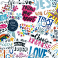 Thermo/Flask Inspirational Decorative Stickers
