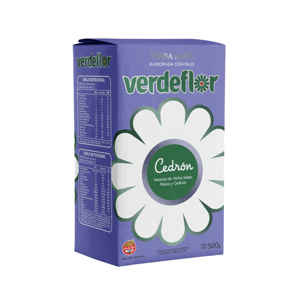 Yerba Mate Verdeflor Lemon Verbena (Cedron) 500g - Yerba Mate - Hispanic Pantry