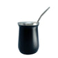 Base Mate Gourd and Straw Set (Mate and bombilla) Mates Hispanic Pantry Black 