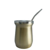 Base Mate Gourd and Straw Set (Mate and bombilla) - Gold