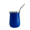Base Mate Gourd and Straw Set (Mate and bombilla) - Persian Blue