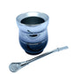 Tornasol Mate Gourd and Straw Set (Mate and bombilla) Mates Hispanic Pantry 