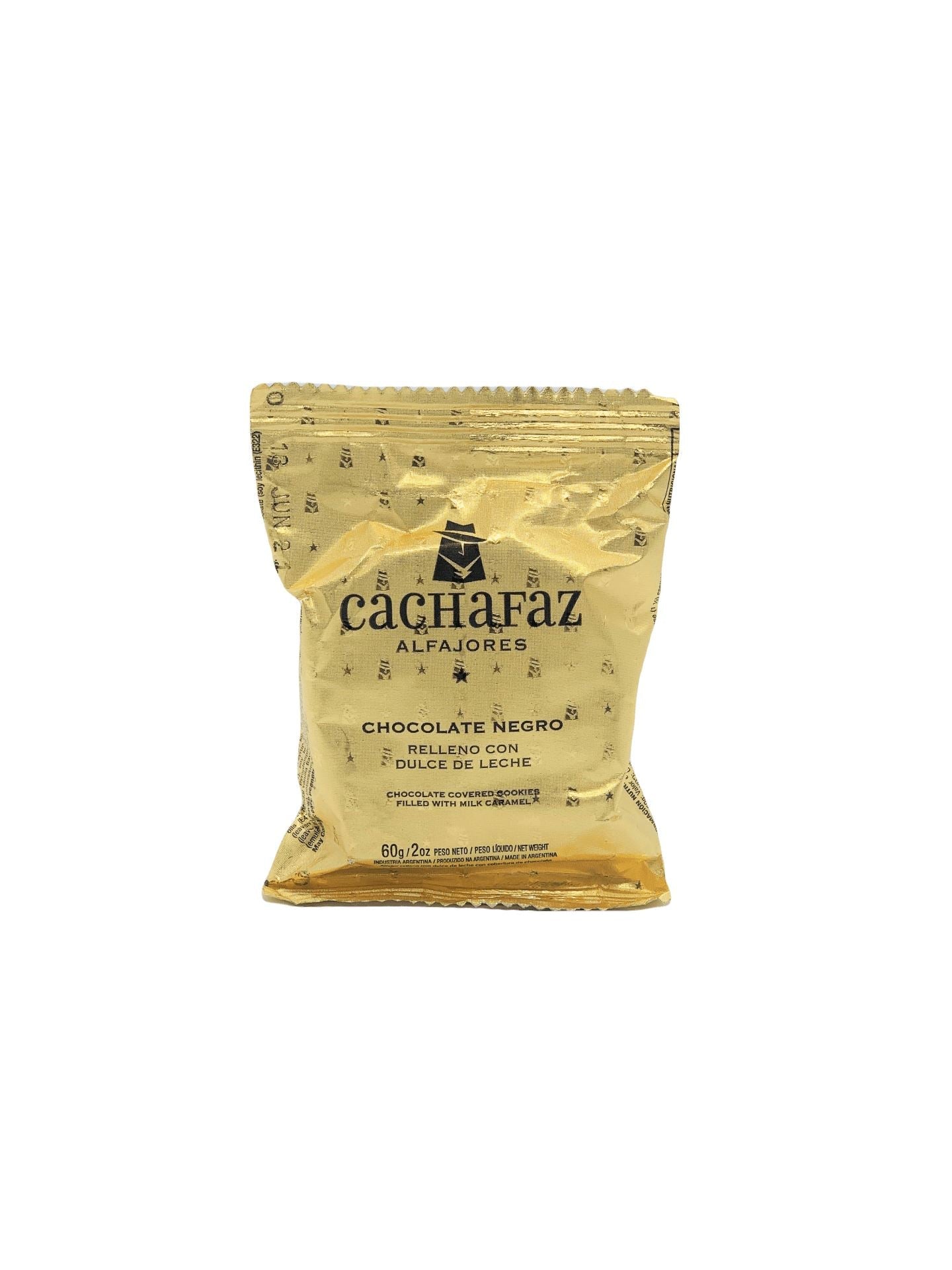 Cachafaz Dark Chocolate Alfajor (Argentinian Cookie) 60g / 360g Miscellaneous Cachafaz Unit 